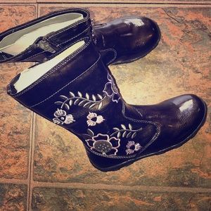 Stride Rite Girl’s Jonine Zipper Boot - Pewter